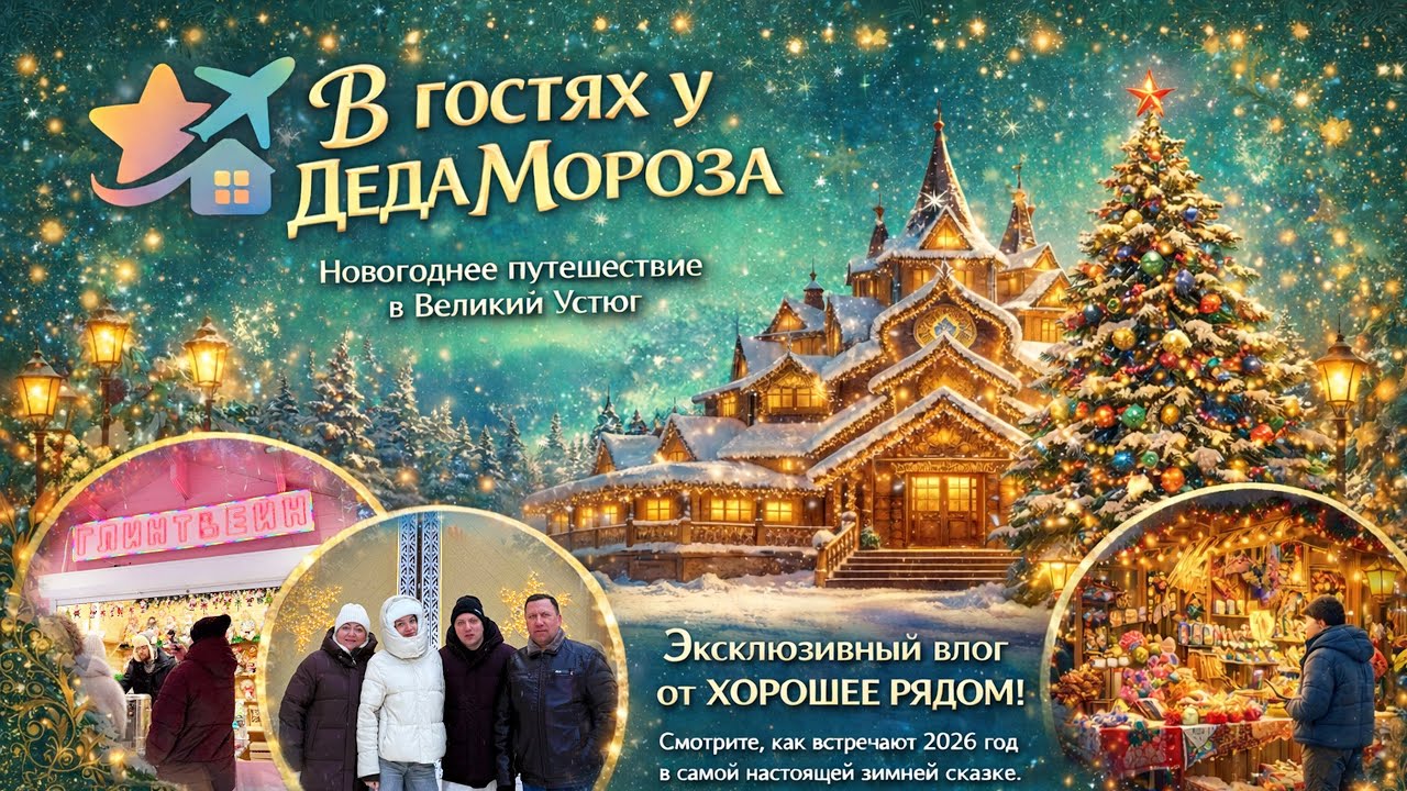 В ГОСТЯХ У ДЕДА МОРОЗА. НОВОГОДНЕЕ ПУТЕШЕСТВИЕ