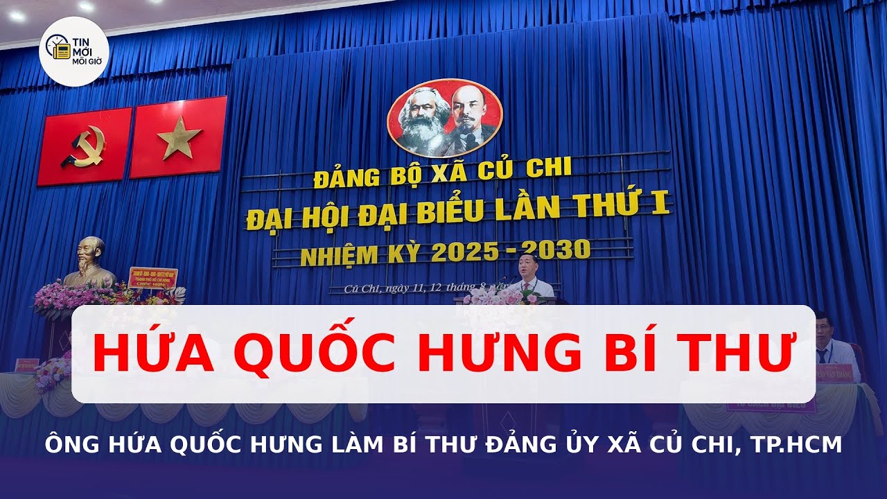 &Ocirc;ng Hứa Quốc Hưng l&agrave;m B&iacute; thư Đảng ủy x&atilde; Củ Chi, Th&agrave;nh phố Hồ Ch&iacute; Minh