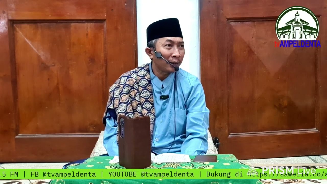 KH. M.ZAINUL ARIFIN BIN ROMO KH. UMAR SAID SBY.KITAB TANBIGHUL GHOFILIN.MASJID AGUNG SUNAN AMPEL SBY
