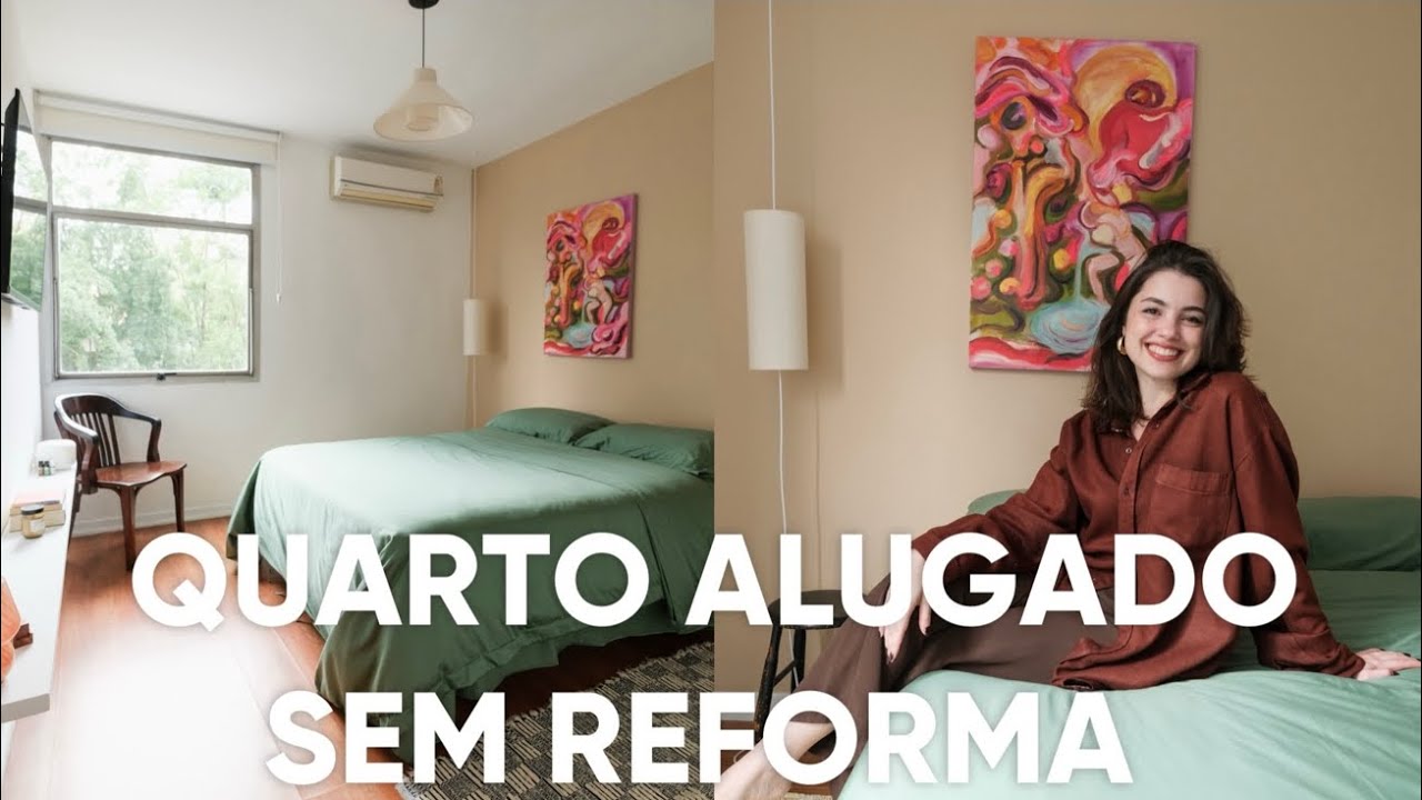 Quem disse que apartamento alugado não pode ter cor?