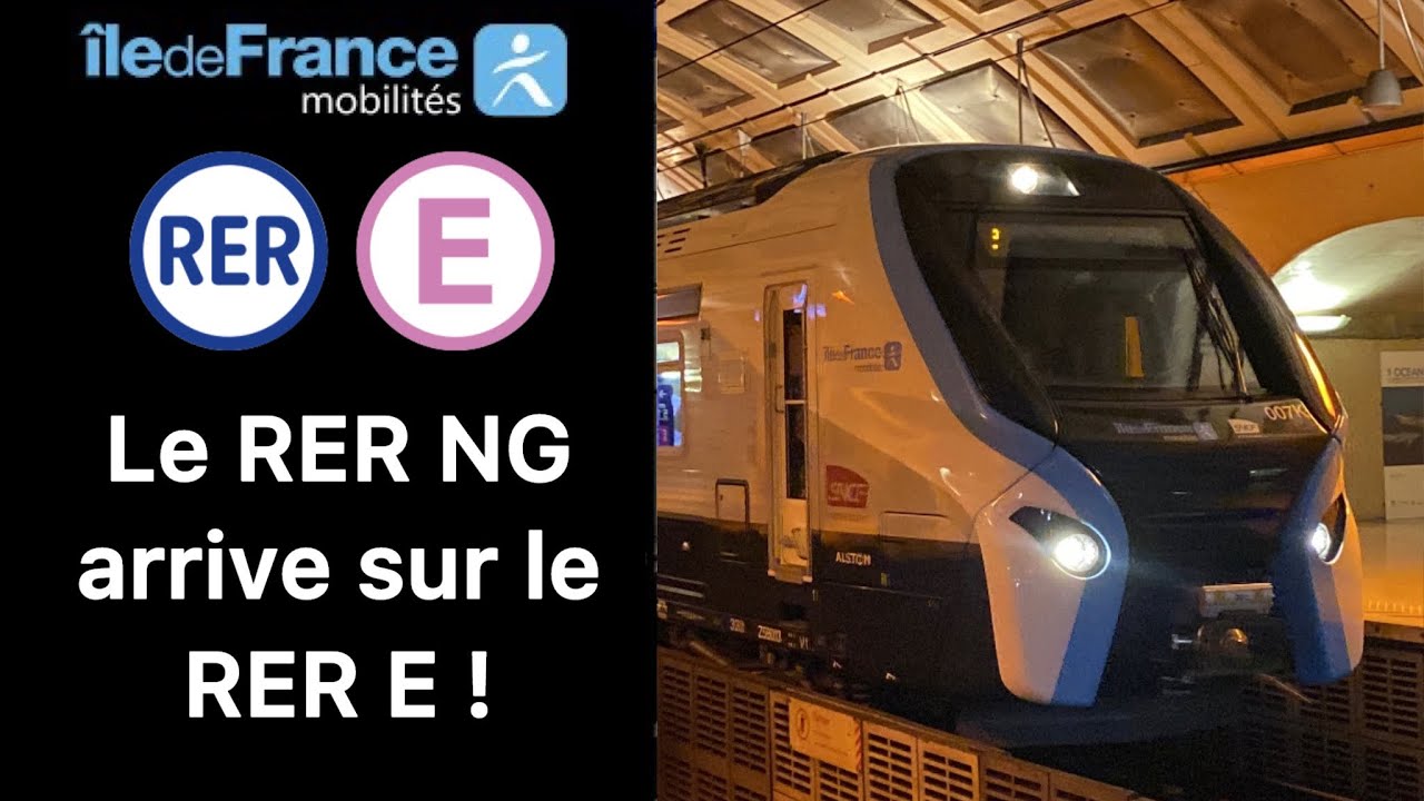Le RER NG en service sur le RER E !