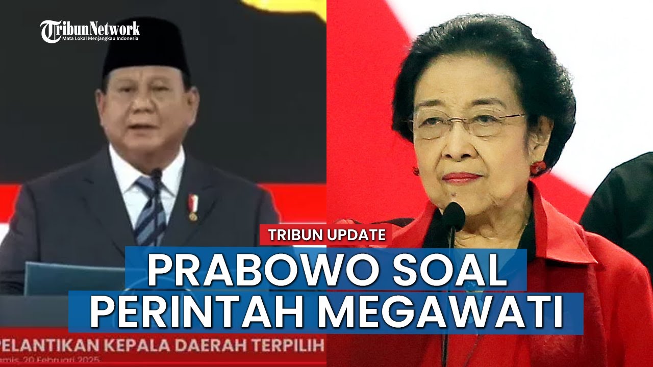 HOT ISSUE; Prabowo Sudah Tahu Mega Bakal Keluarkan Instruksi Larangan Retret Kepala Daerah PDIP