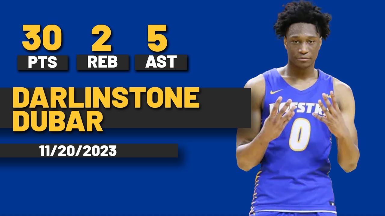 Darlinstone Dubar Hofstra Pride 30 PTS 5 AST 2 REBS vs Buffalo Bulls