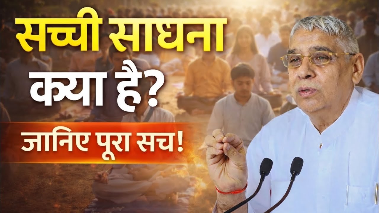 सच्ची साधना क्या है?जानिए पूरा सच ! Santrampal Ji Maharaj | dayalu Parmatma 