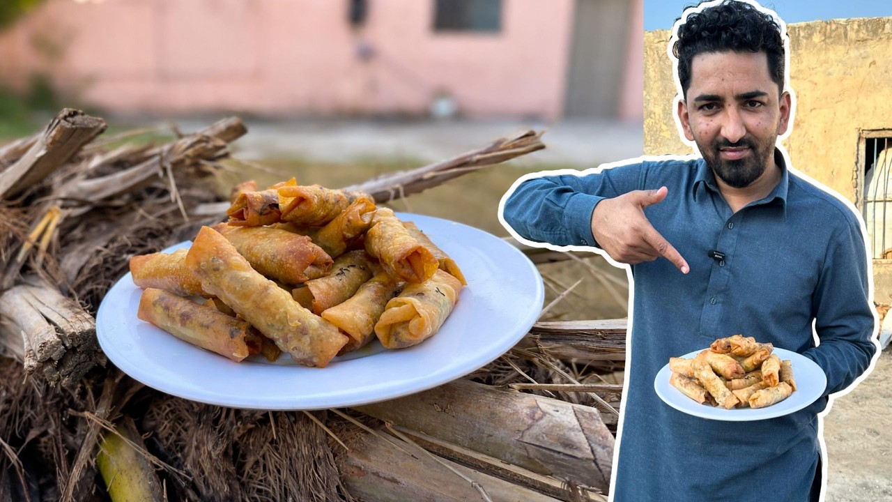 Crispy Chicken Spring Rolls Recipe | Perfect Golden & Crunchy Rolls at Home 😋