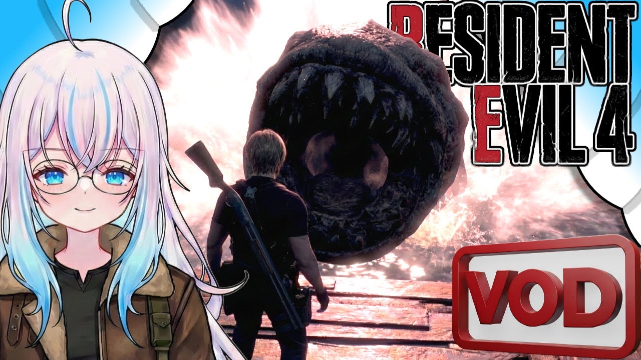 [HQ VoD] RE4 Remake Pt 2 🧟 Why You Should Never Shoot The Fish 🐟