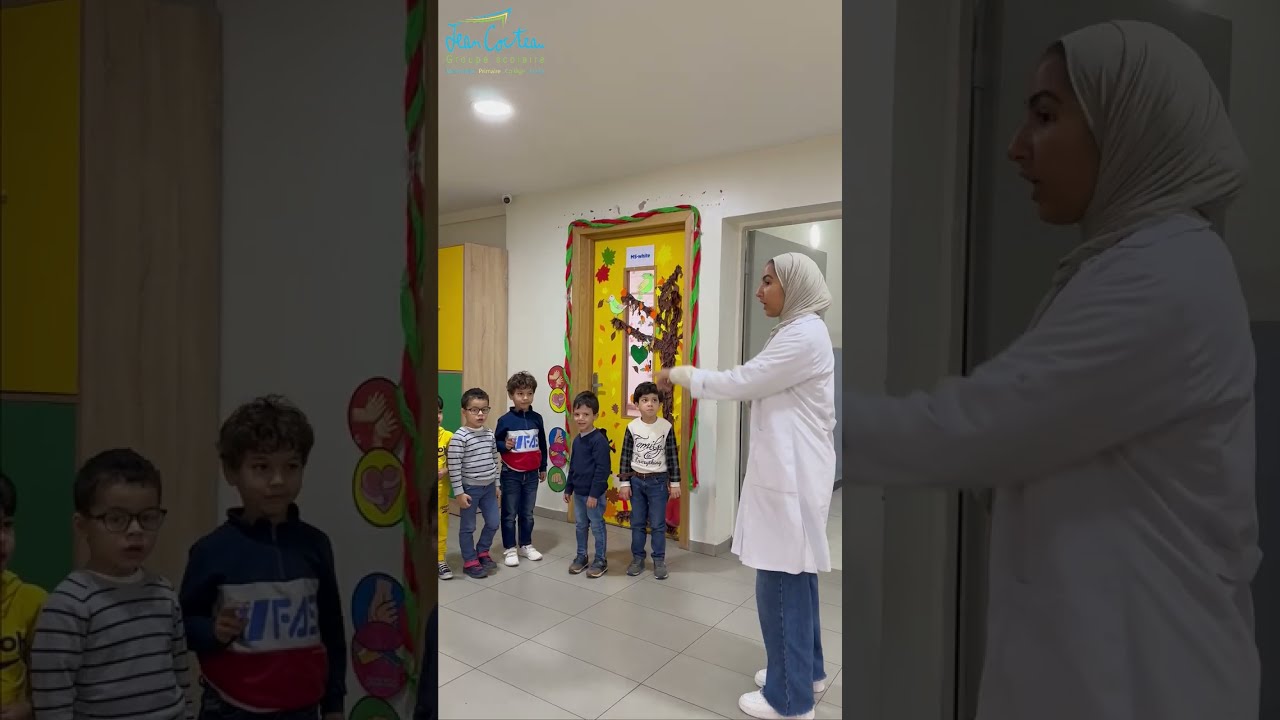 Let's have a school tour with our students of kindergarten