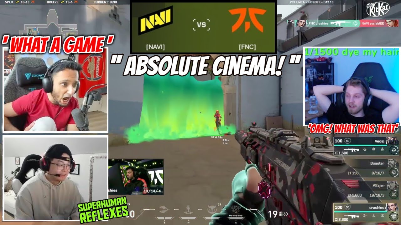 Demon1 Fns & Shanks Can't Believe on FNC vs NAVI Historic Game in VCT Kickoff