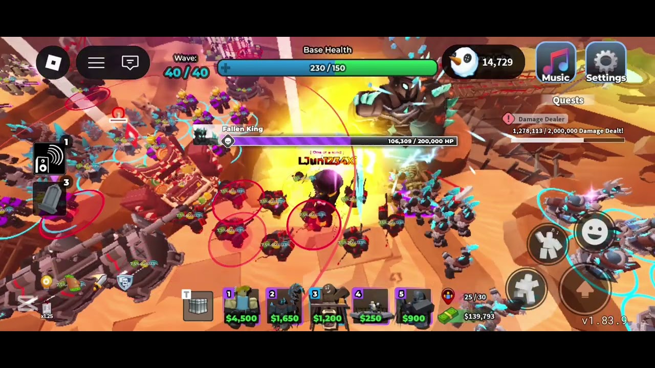 Winning on fallen mode on a hard map #tds (btw this is a repost bc the short's quality was horrible)