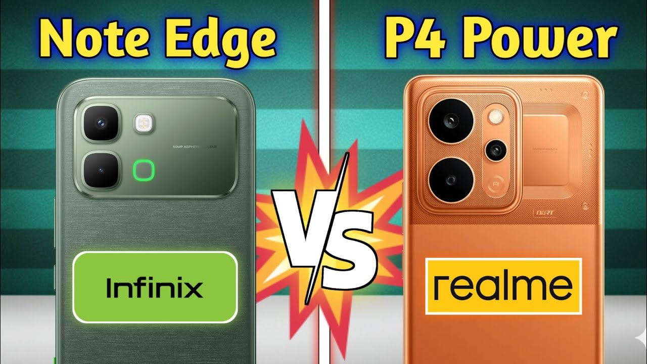 Infinix Note Edge vs Realme P4 Power 🔥 Camera, Performance & Battery Test | Best Phones 2026