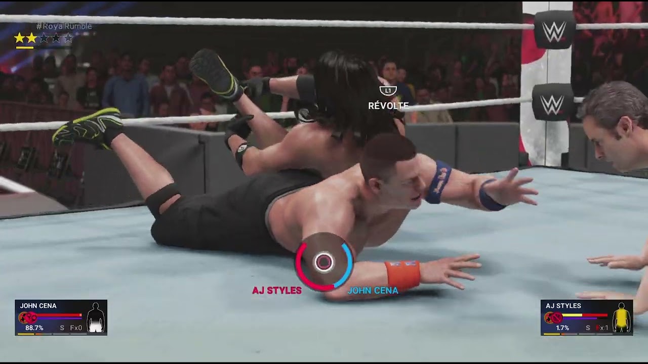 Jhon cena vs Aj styles 2017