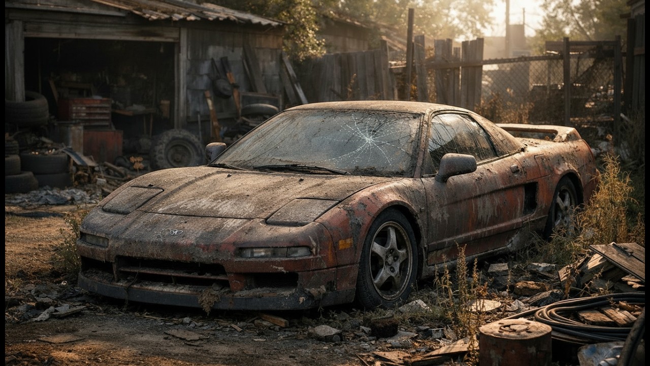 ASMR Car Restoration Full Rebuild of 1991 Acura NSX First Gen Abandoned Project