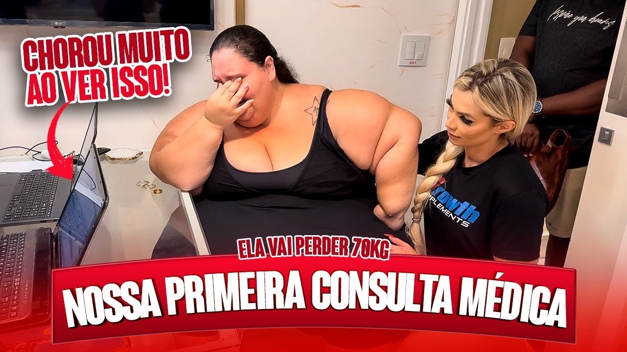 VENCENDO A OBESIDADE - A PRIMEIRA CONSULTA MÉDICA e ELA GANHOU PESO | SABRINA E VIVI WINKLER