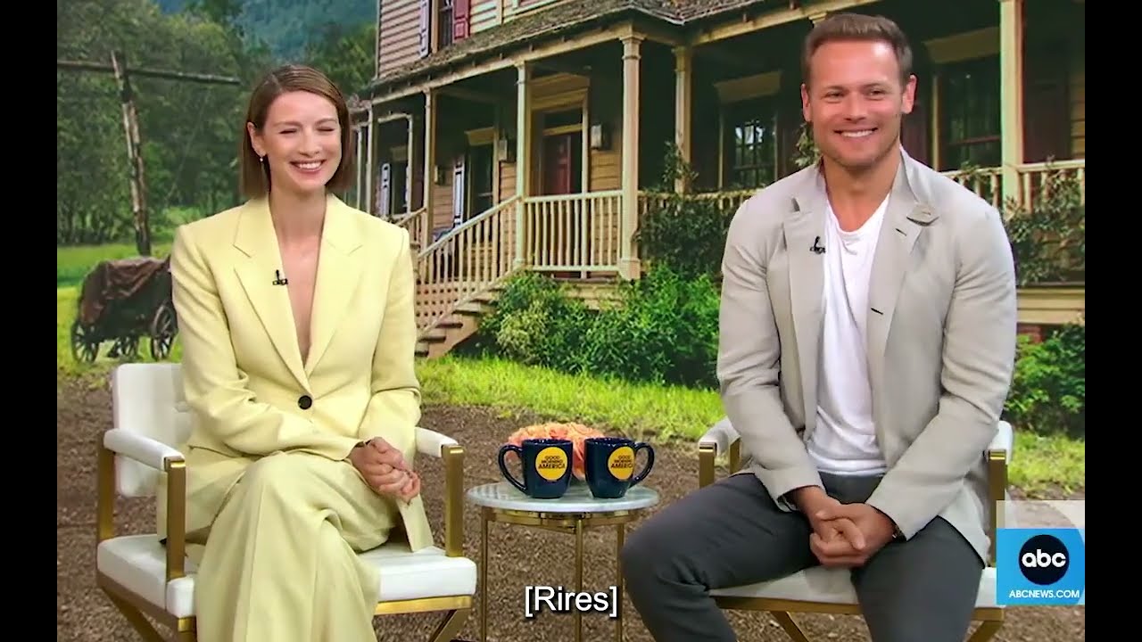 Caitriona Balfe et Sam Heughan parle de la nouvelle saison d'Outlander | GMA juin 2023