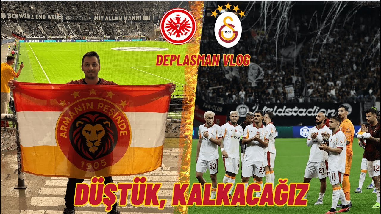 H&Uuml;SRAN | &Ouml;NCE SEVİNDİK SONRA YIKILDIK | Frankfurt 5-1 Galatasaray Deplasman Vlog | Stadion Vlog