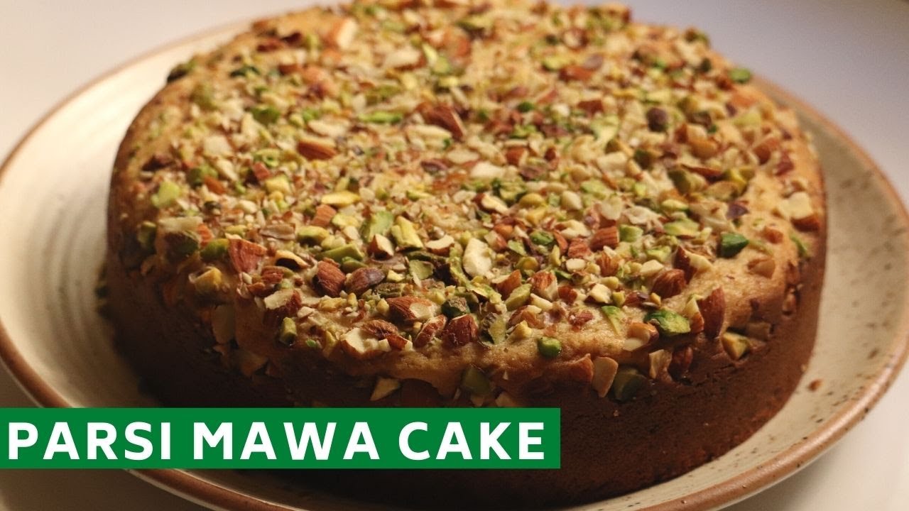 Eggless Parsi Mawa Cake