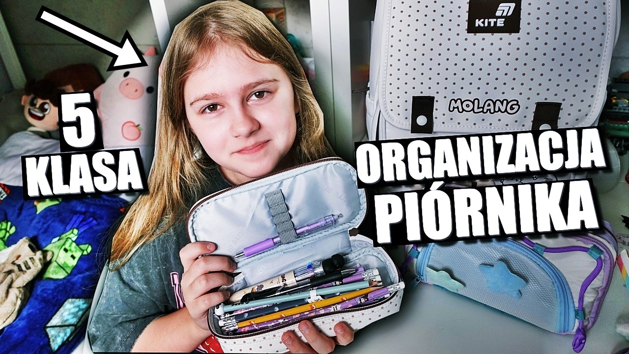 ORGANIZACJA PI&Oacute;RNIKA DO 5 KLASY 💜 OŁ&Oacute;WKOWA AWANTURA!