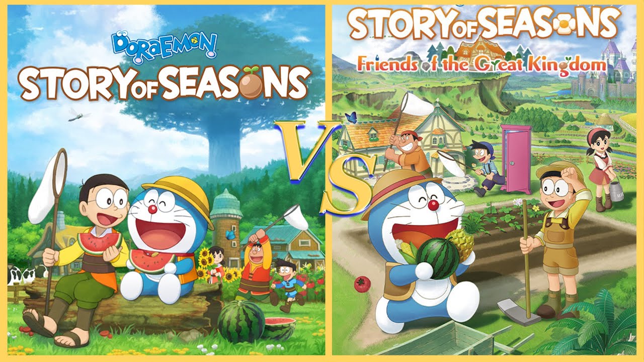 Doraemon Story of Seasons 2 VS Doraemon Story of Seasons