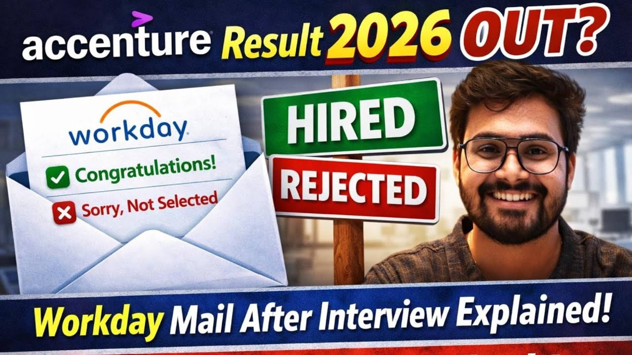 Accenture Result 2026 Out? Workday Mail After Interview | What It REALLY Means | Don’t Celebrate Yet