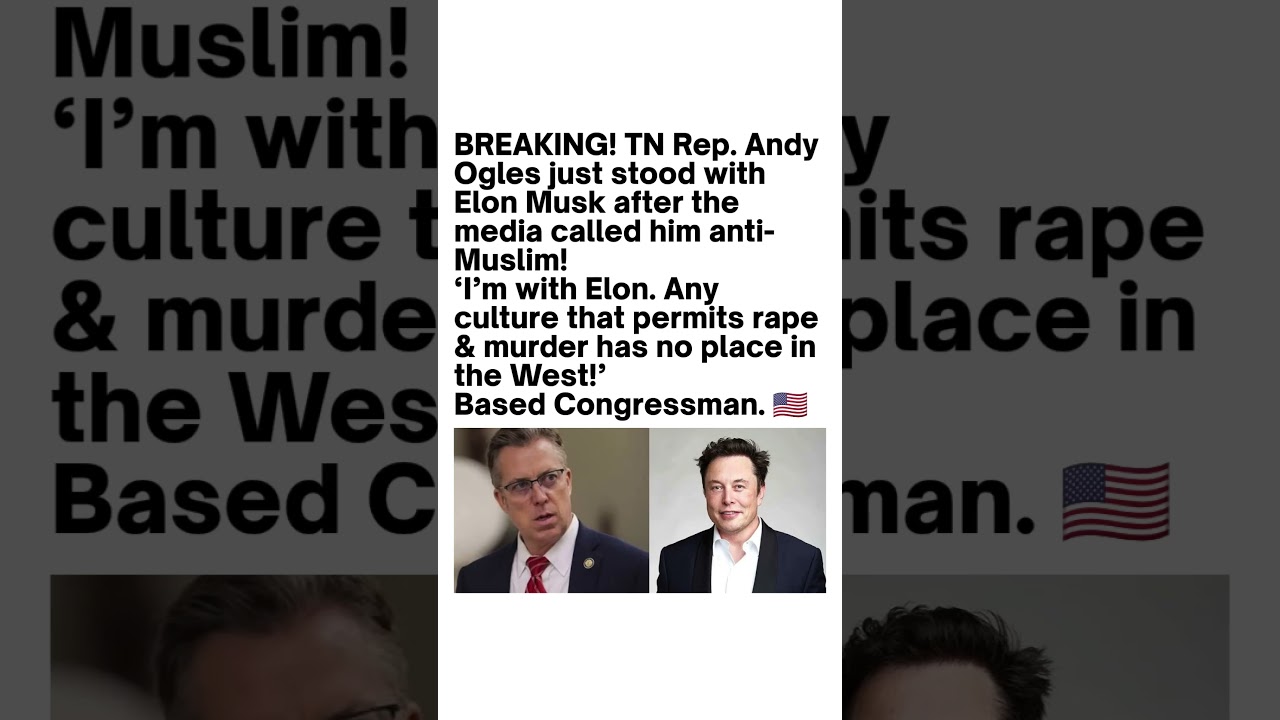 Rep. Andy Ogles Backs Elon Musk in Viral Exchange 🇺🇸
