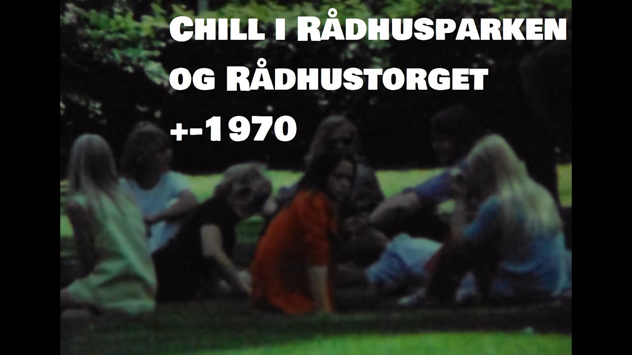 Rådhustorvet Parken Porsgrunn + - 1970  Super 8 film