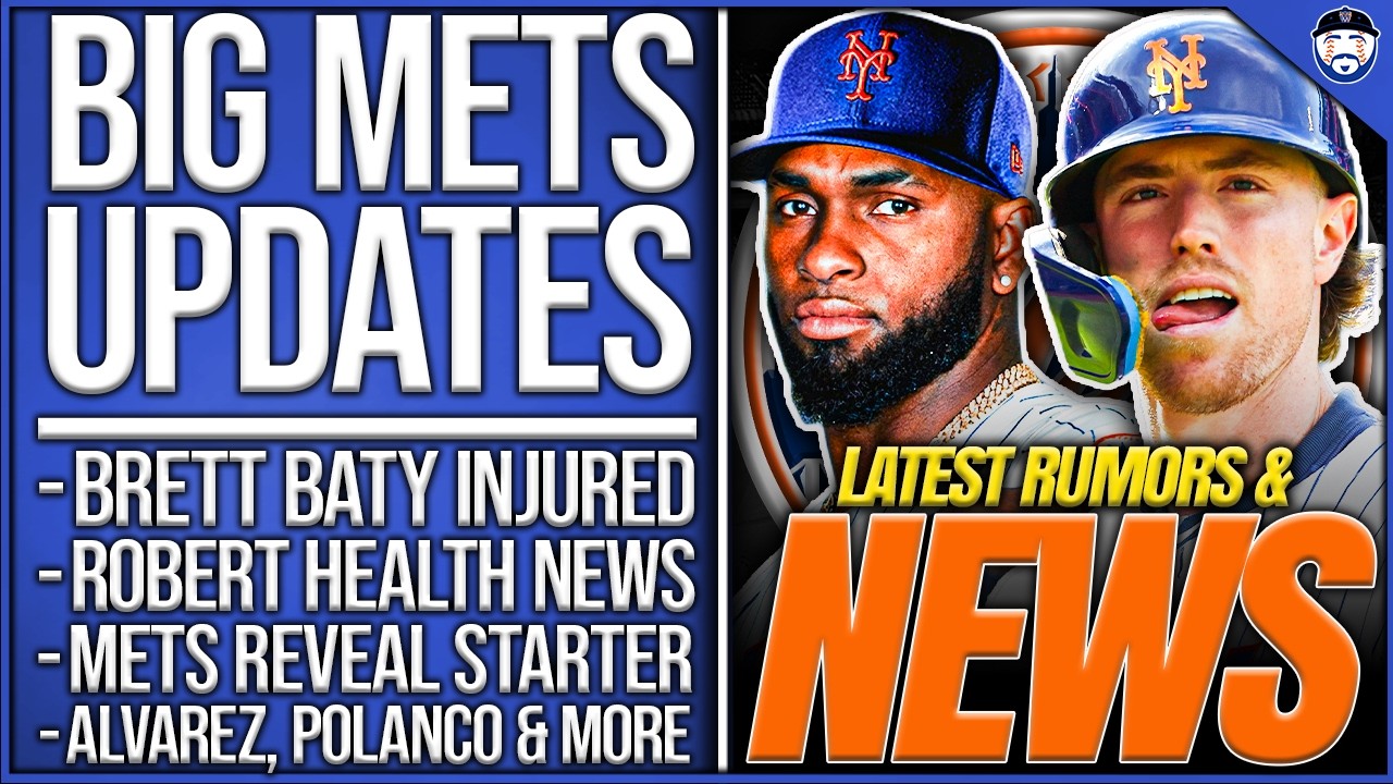 BIG Mets Updates: Robert Health NEWS, Baty Injured, Mets REVEAL First Spring Starter & More