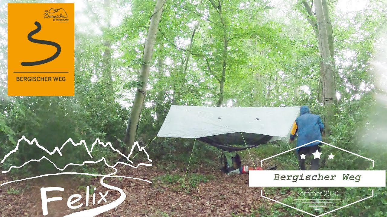 Bergischer Weg 6: 17 km von Bensberg nach Bleifeld (Zpacks Cuben Tarp + Cumulus Karri)