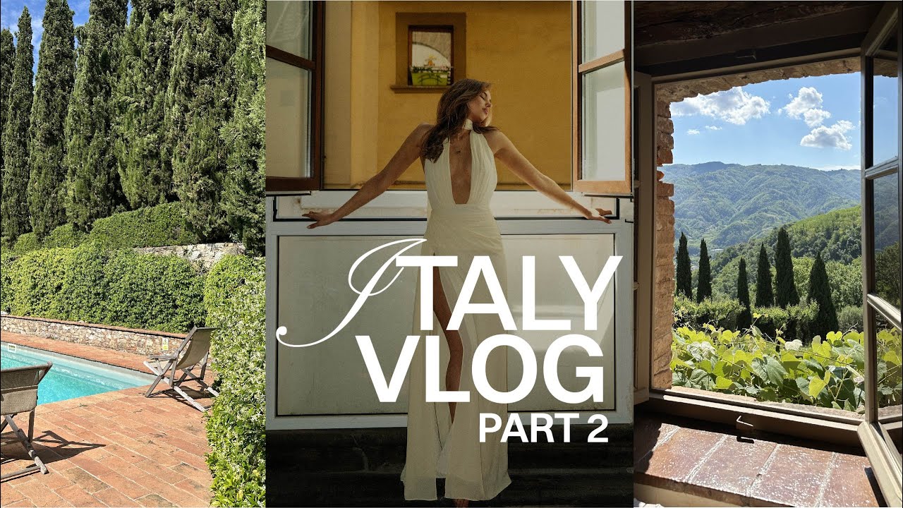 VLOG | ITALY 🇮🇹  PART 2: TUSCANY + WEDDING PLANNING | JASMINE AIELLO