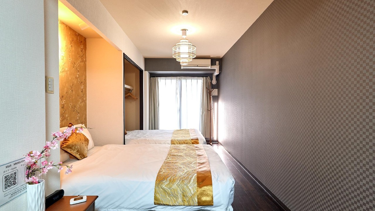 XS15 【8 mins to Nipponbashi 】1DK/34㎡/Max 5ppl | Osaka, Japan | Hotel Review ⭐