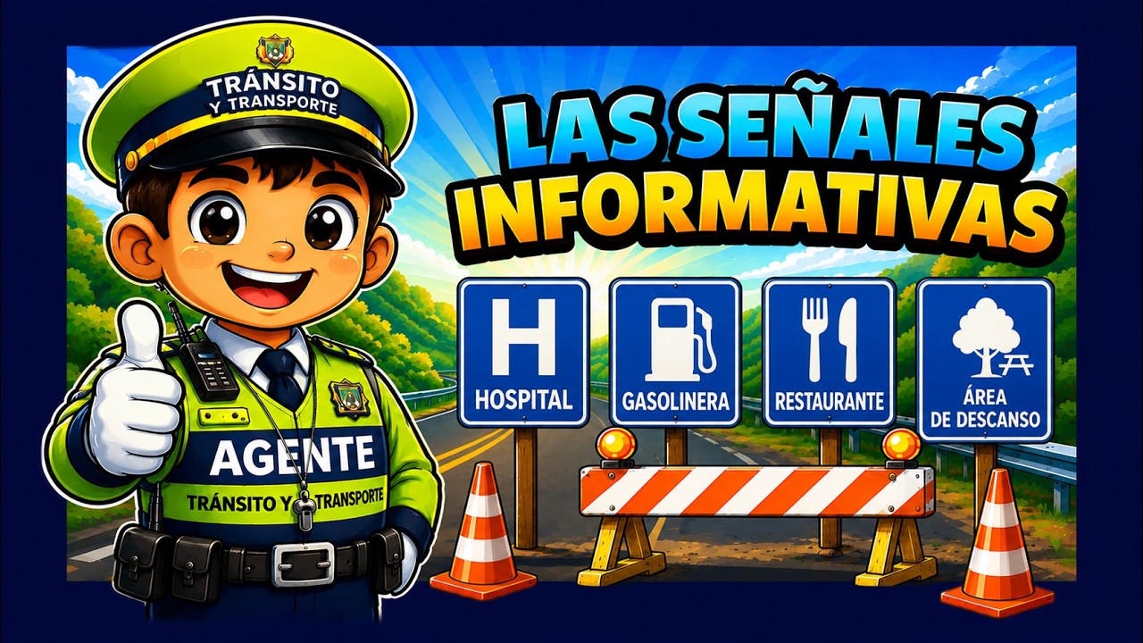 Las señales de tránsito informativas 🚧🚚🚦