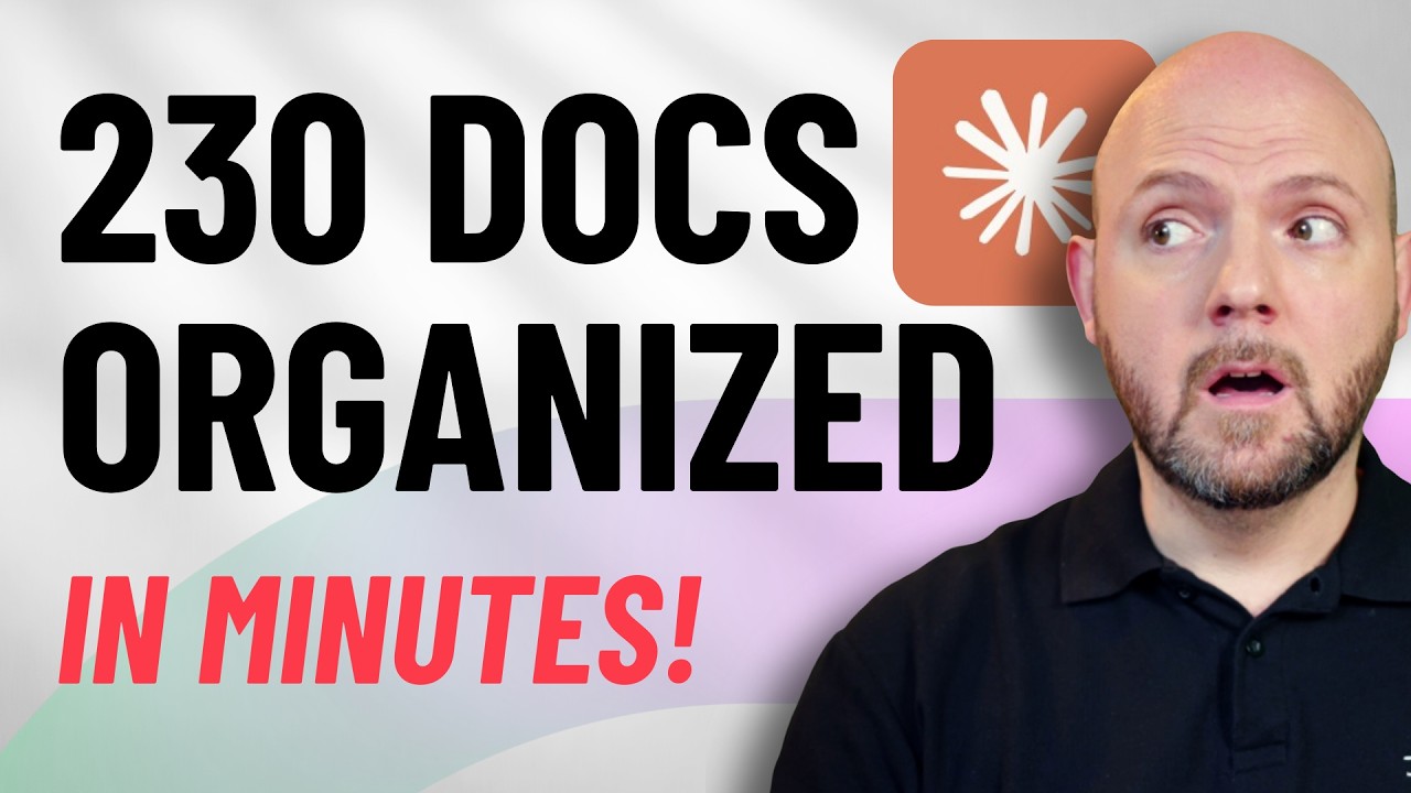 FINALLY! AI-assisted Document Organization with Claude Cowork