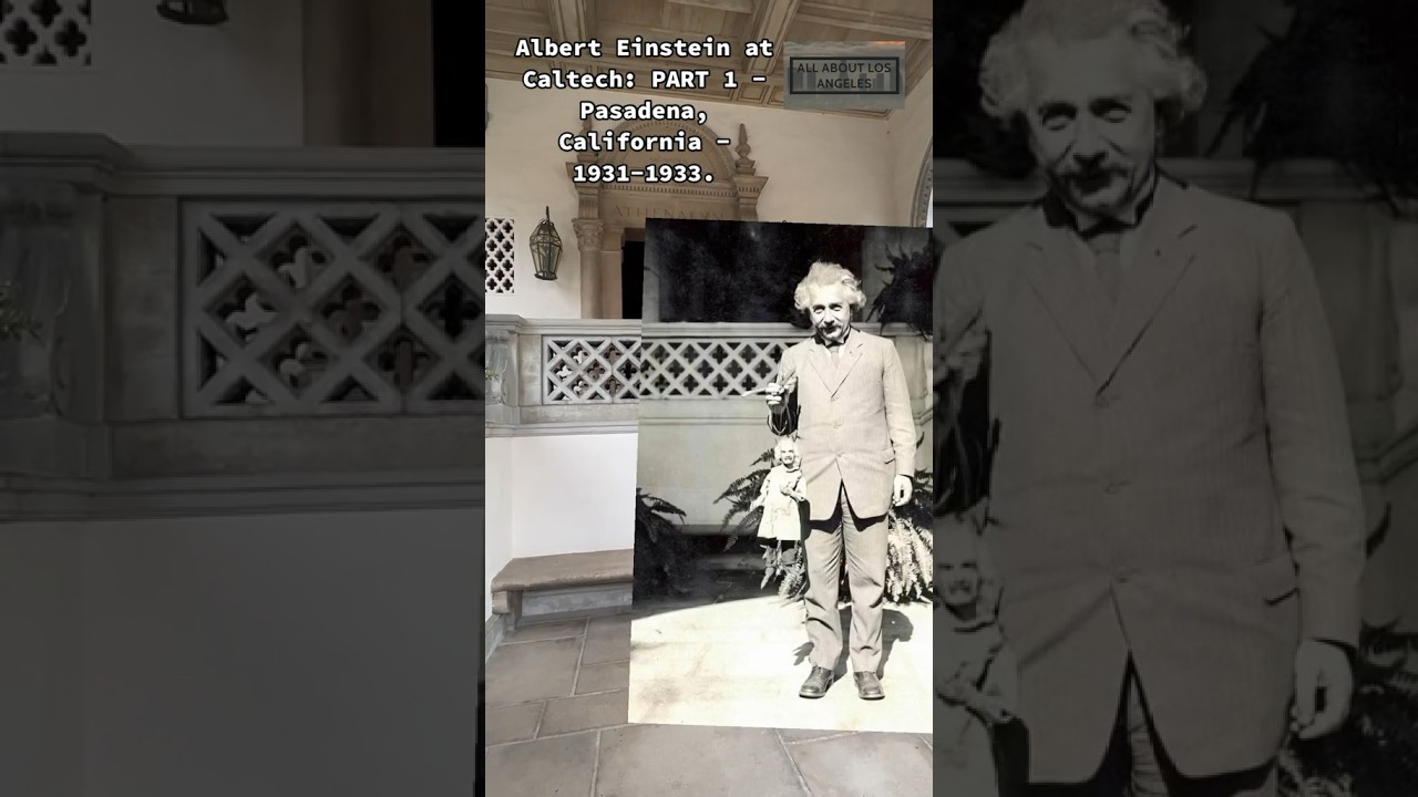 Albert Einstein at Caltech - Pasadena, California - Early 1930s #alberteinstein #history #thenandnow