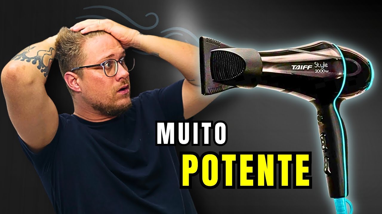 O MELHOR secador de cabelo? | Esse TAIFF Mudou Meu TOP 5... 😳