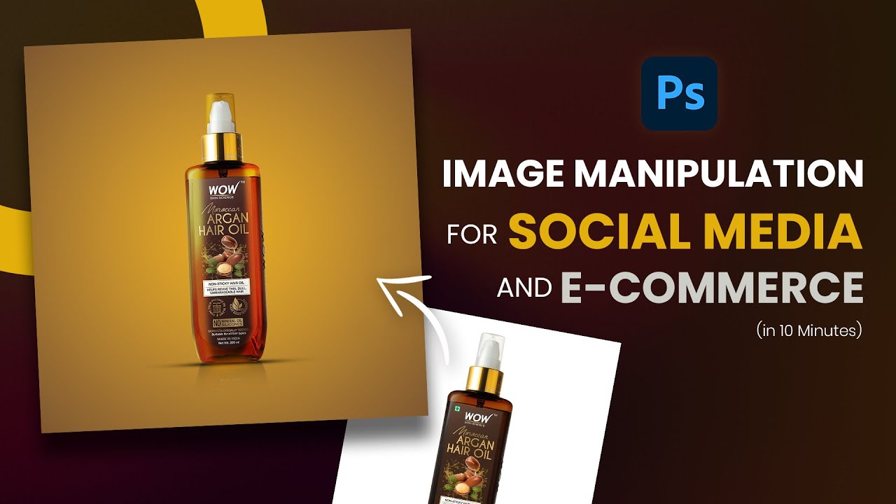 Cosmetic Product photo manipulation for social media and E-Commerce in Photoshop