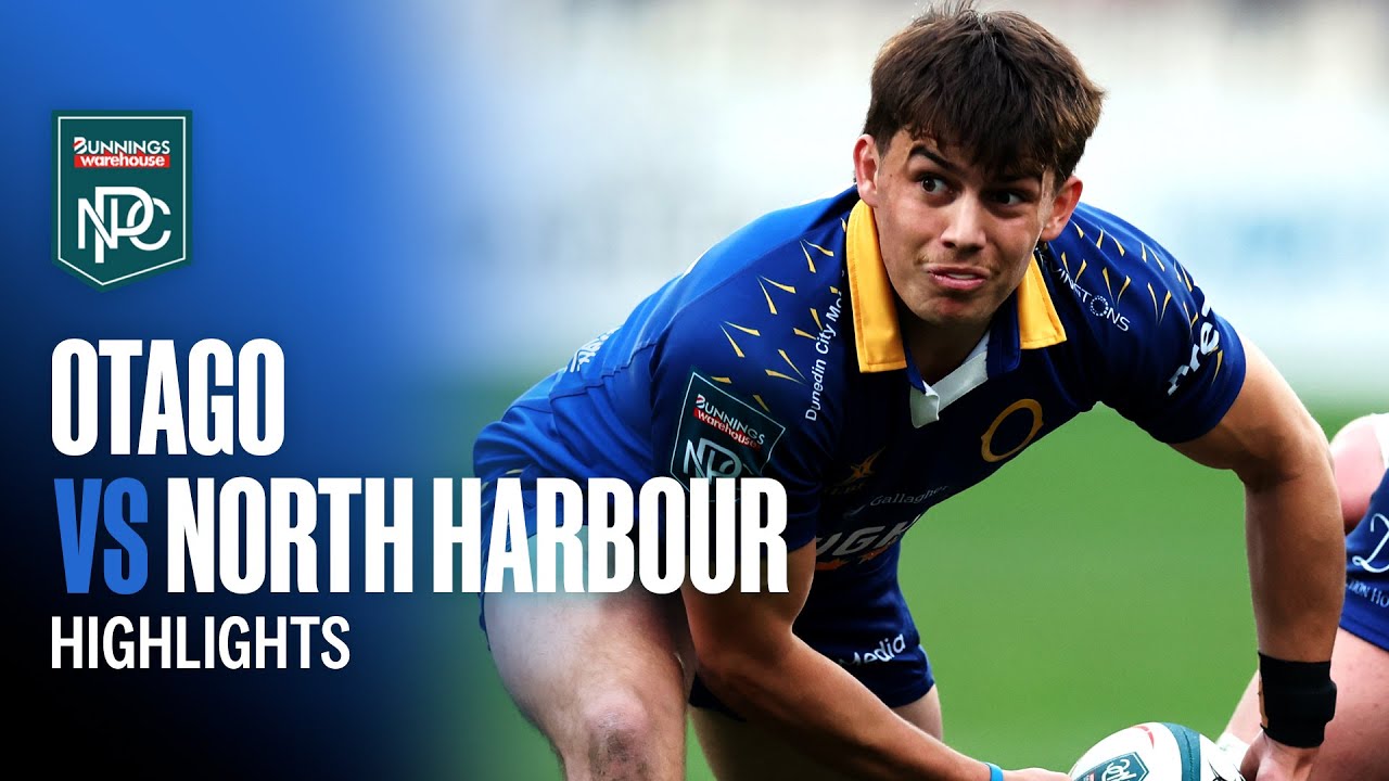 RD 9 HIGHLIGHTS | Otago v North Harbour (Bunnings NPC 2025)