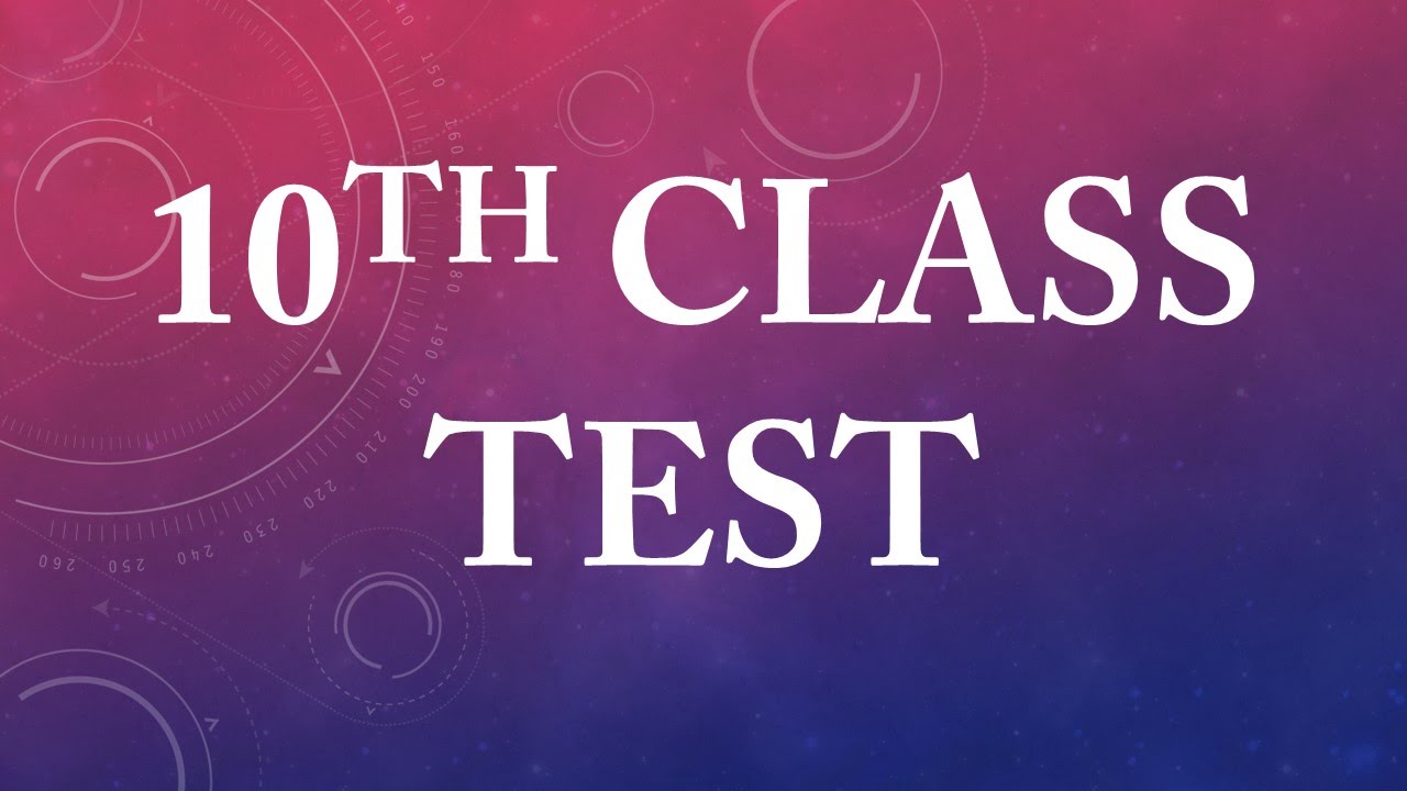Can you pass this 10th grade test...?