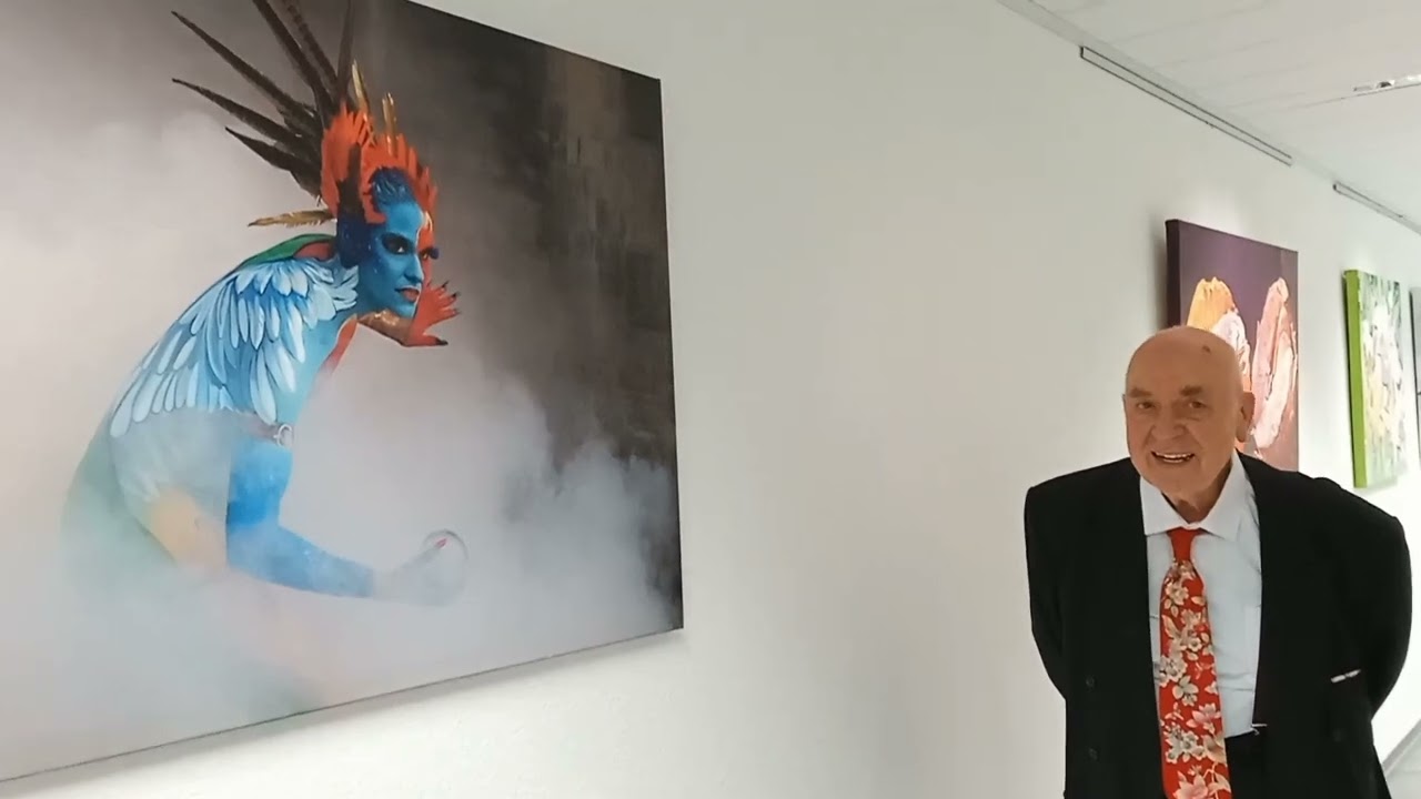German Artist Udo Becker and his paintings.