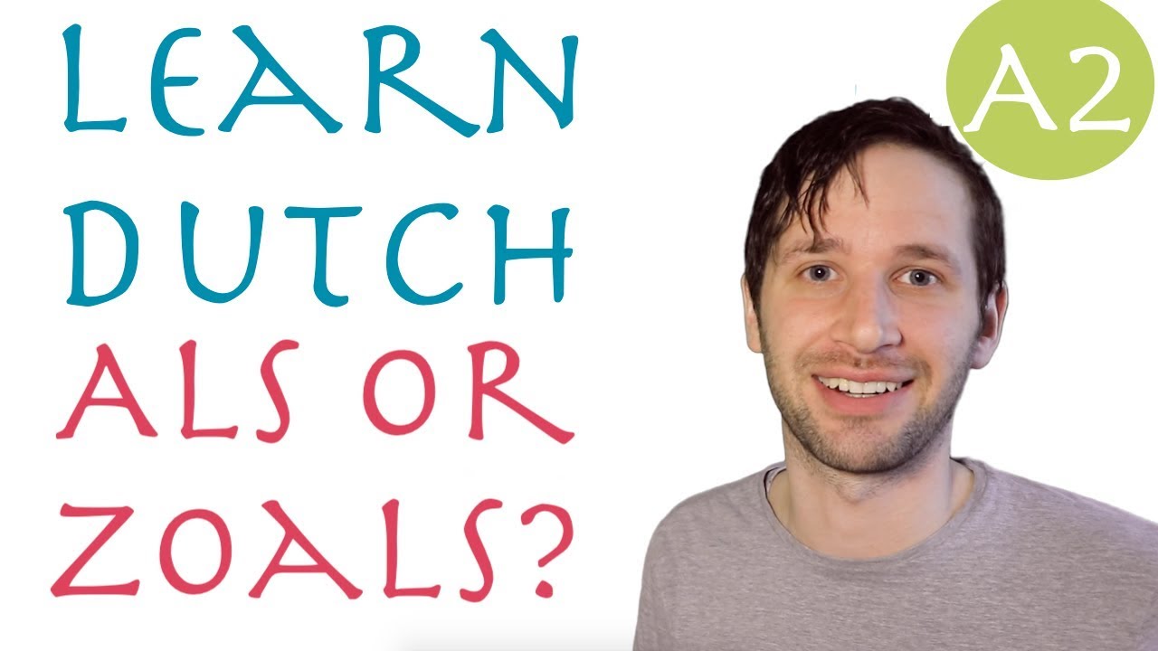 How to use zoals and als: Dutch lesson
