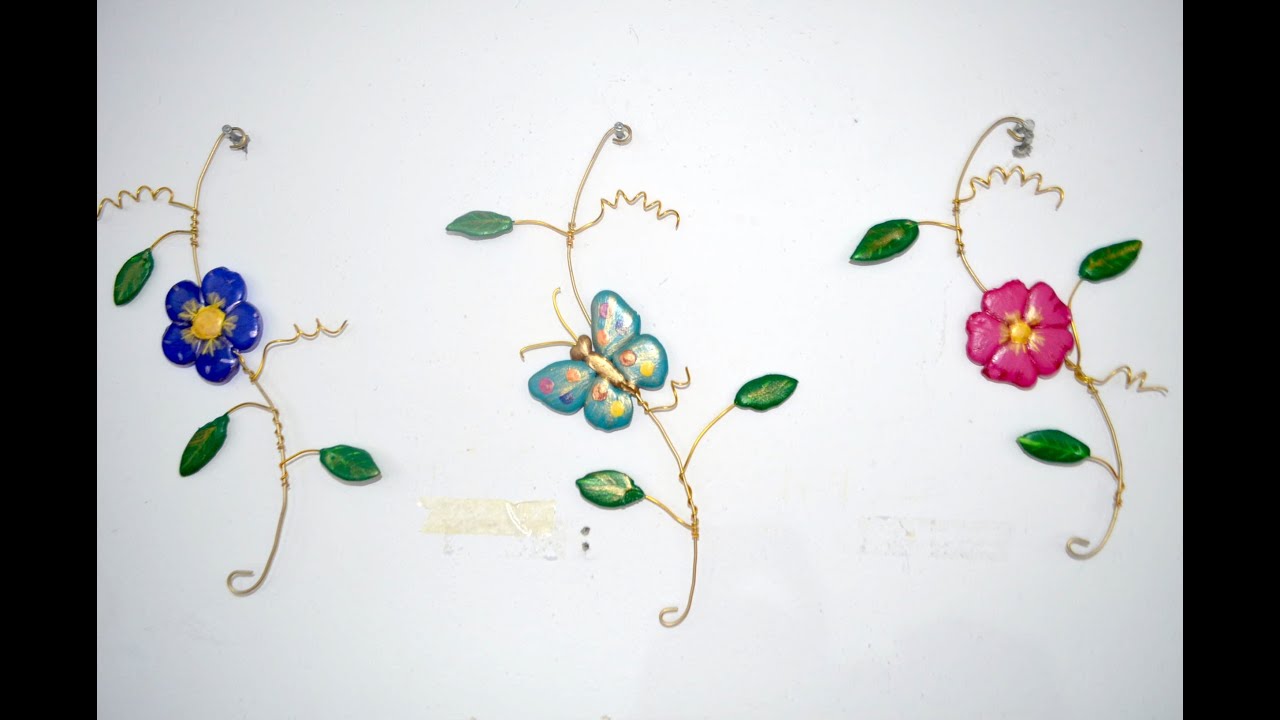 Alambrismo y silicón caliente. Jardín. Artesanato. Diy