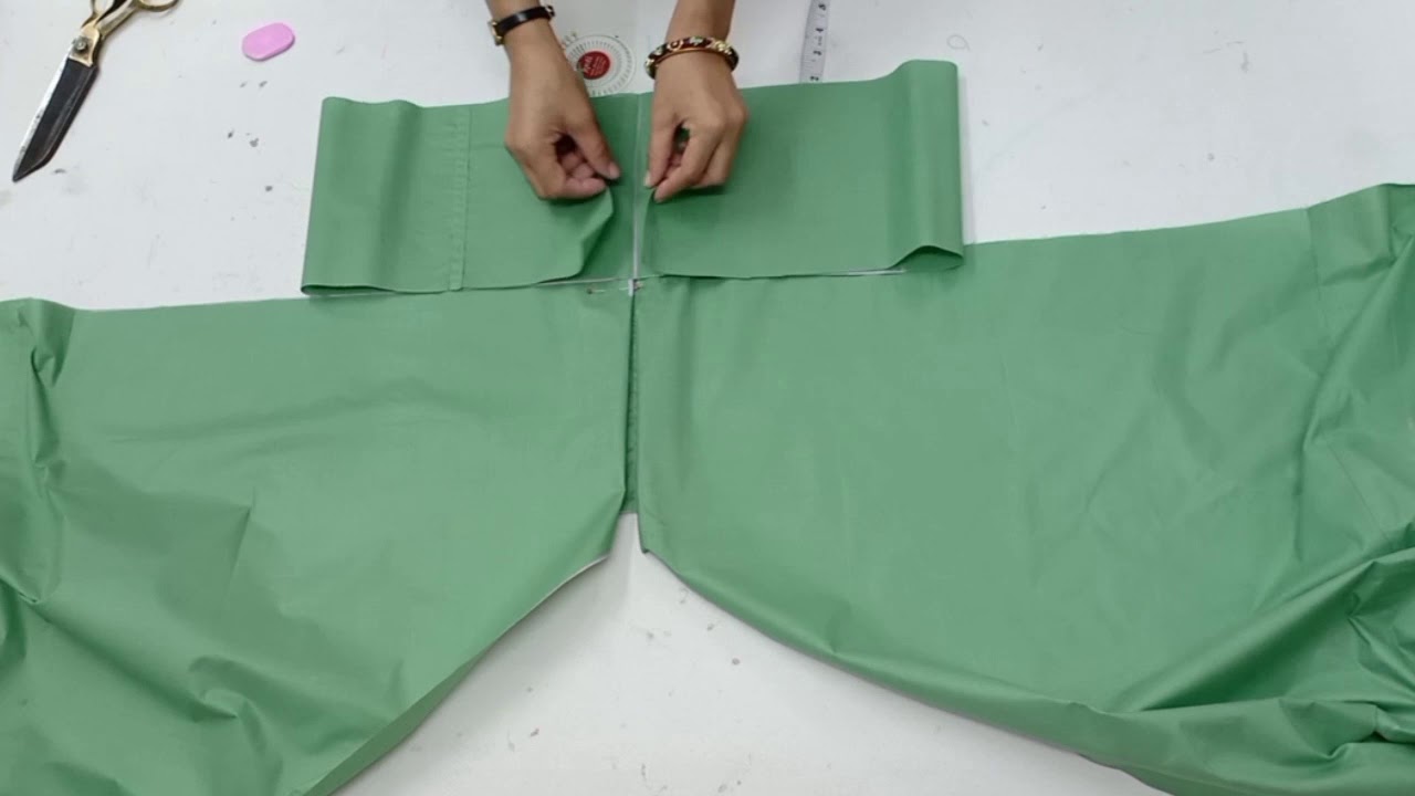 सलवार में बेल्ट लगाना और प्लट्स डालने का सबसे अलग तरीका सीखें/Salwar plates making very easy for beg