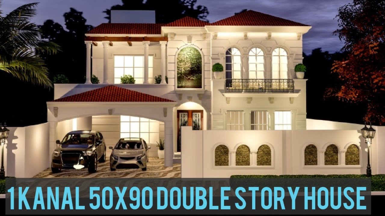 1 Kanal 50'x90' Spanish House🏡 for Sale - 1 Kanal Royal and Classic House Plan | Urdu | Hindi
