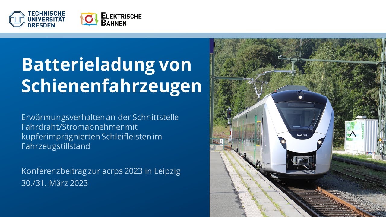 Erwärmungsverhalten der Schnittstelle Fahrdraht / Stromabnehmer bei Fahrzeugstillstand