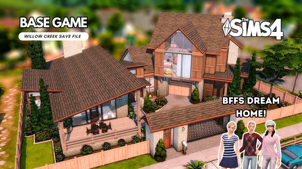 The Sims 4 Stop Motion build 🛠 New 3 Bedroom Home for the BFFs in Foundry Cove (Base Game | No CC)