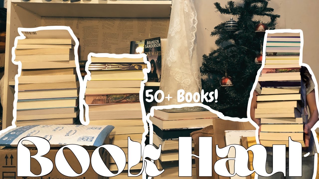 50+ Books! | GIANT Bookhaul | Bookmas Day 10📚🎄
