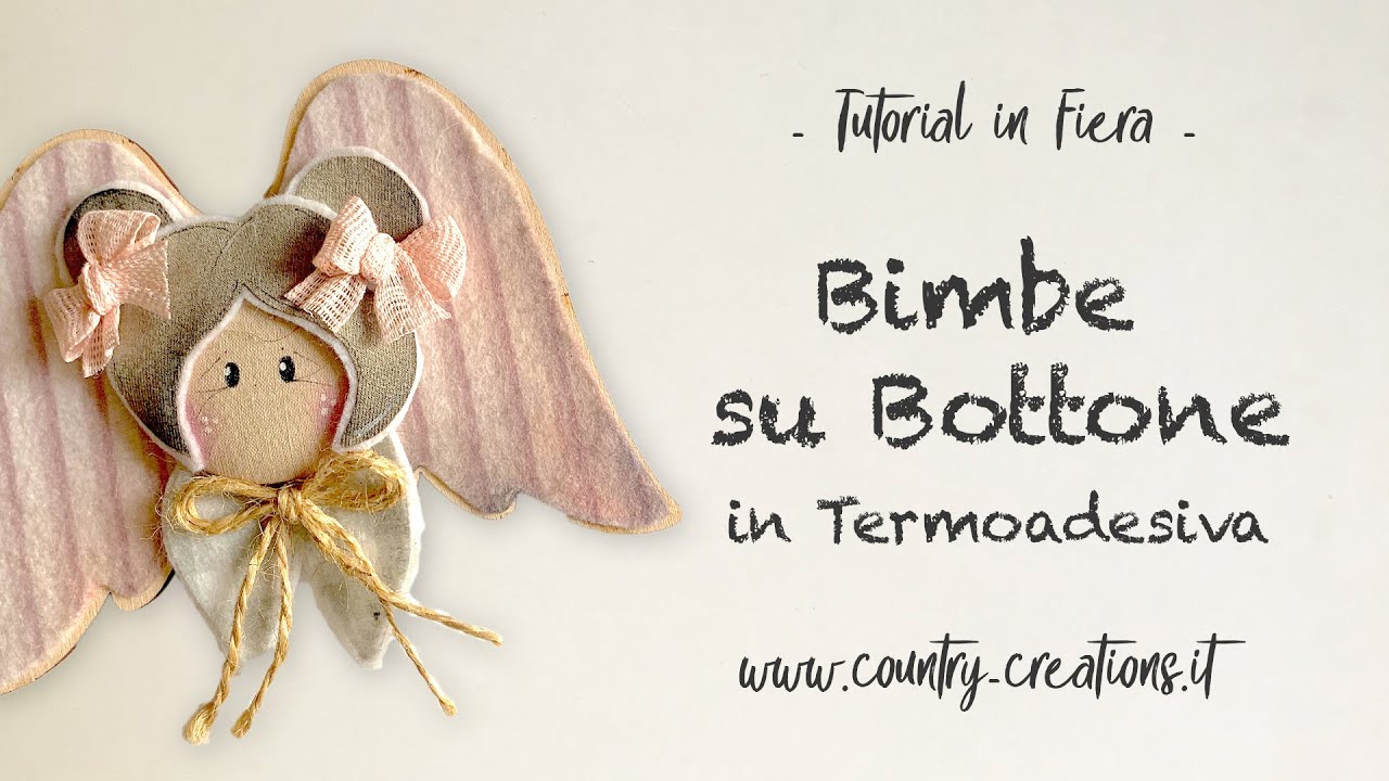 👱🏻‍♀️Bimbe su Bottone... in Termoadesiva