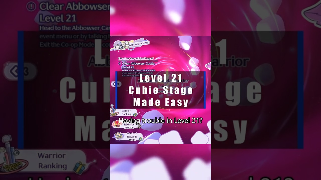 Level 21 Cubie Stage Made Easy