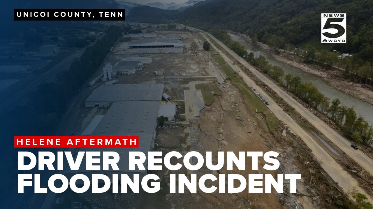Driver recounts tragic flash flood in Erwin, capsizing incident claims lives near Impact Plastics