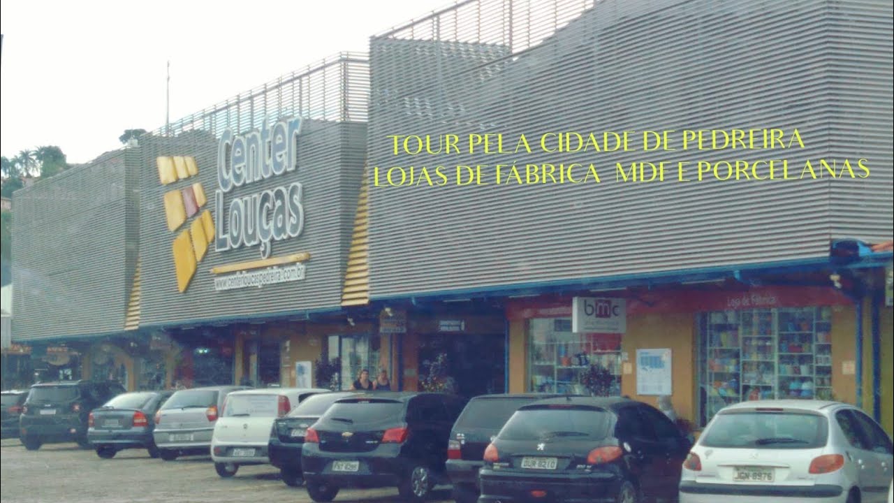 Tour pela cidade de pedreira lojas de fábrica Mdf e porcelanas