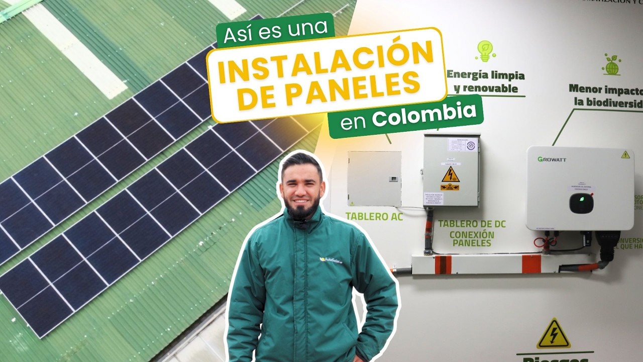 Así instalamos paneles solares en una empresa en Colombia ⚡