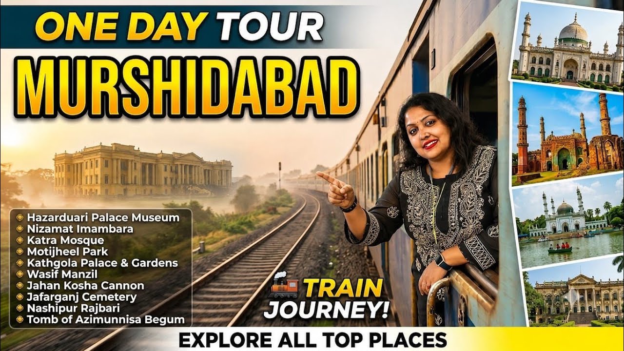 Murshidabad Tour | মুর্শিদাবাদ ভ্রমণ | Murshidabad Hazarduari | Murshidabad Tourist Places | 1D Tour